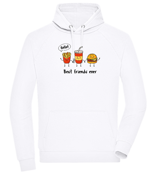 Best Friends Ever Food Design - Comfort unisex hoodie_WHITE_front