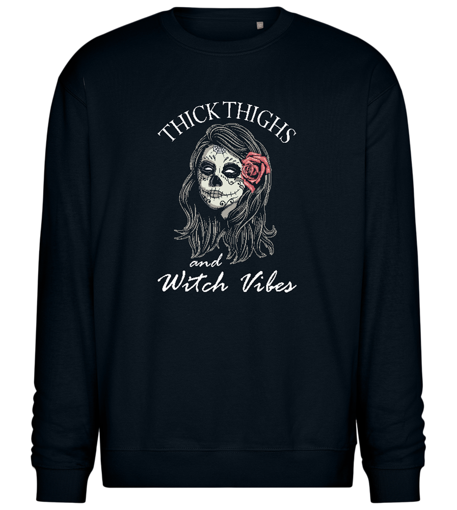 Witch Vibes Design - Comfort Essential Unisex Sweater_BLACK_front