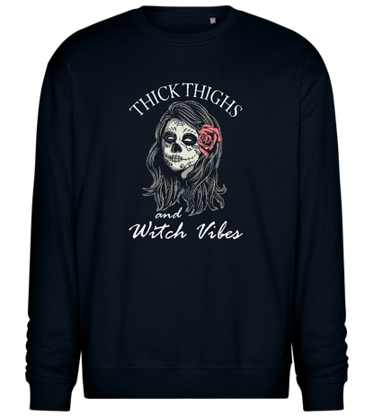 Witch Vibes Design - Comfort Essential Unisex Sweater_BLACK_front