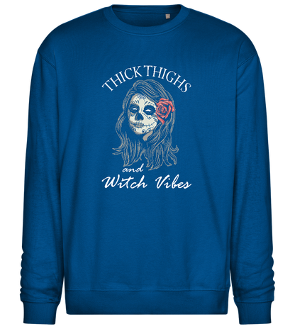 Witch Vibes Design - Comfort Essential Unisex Sweater_ROYAL_front