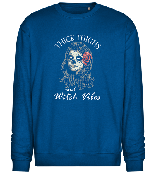 Witch Vibes Design - Comfort Essential Unisex Sweater_ROYAL_front