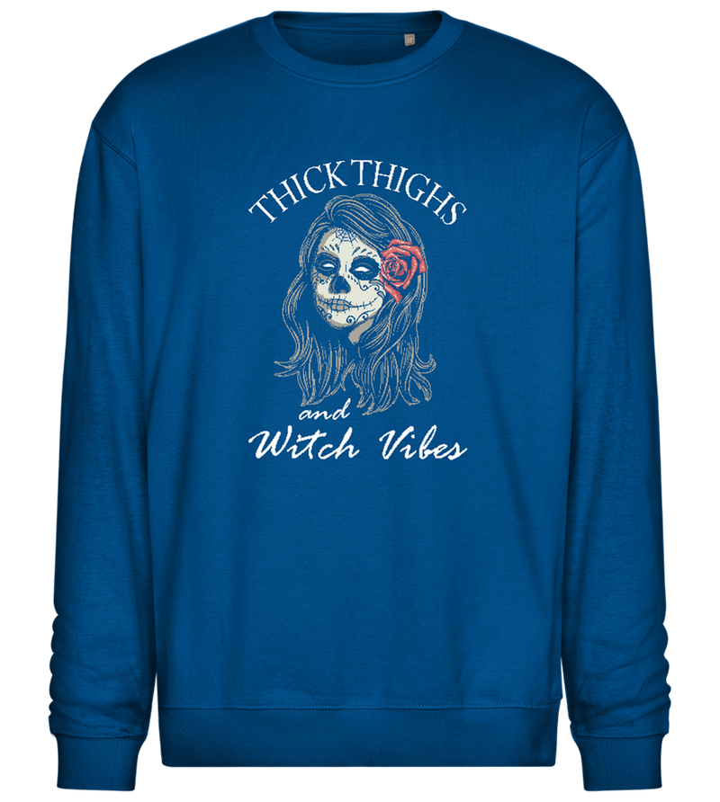 Witch Vibes Design - Comfort Essential Unisex Sweater_ROYAL_front