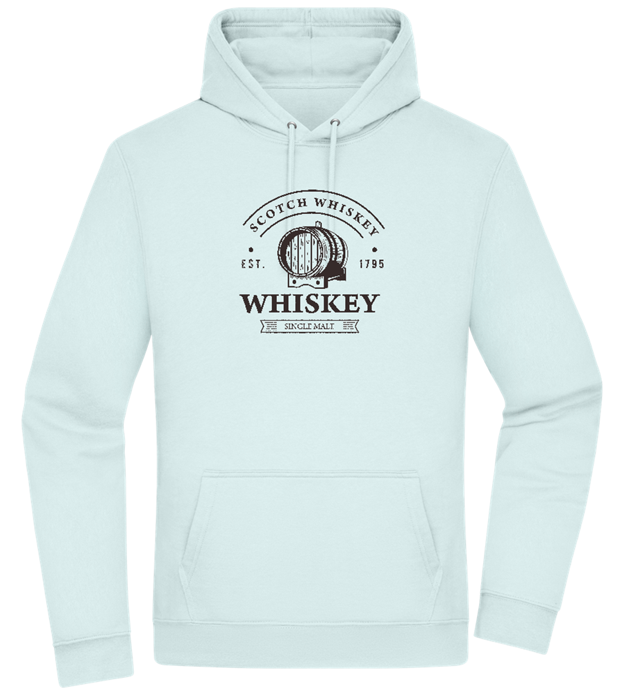 Scotch Whiskey Barrell Design - Premium Essential Unisex Hoodie_ARCTIC BLUE_front