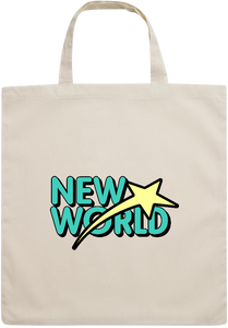 New World Design - Essential short handle cotton tote bag