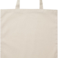 New World Design - Essential short handle cotton tote bag_BEIGE_back