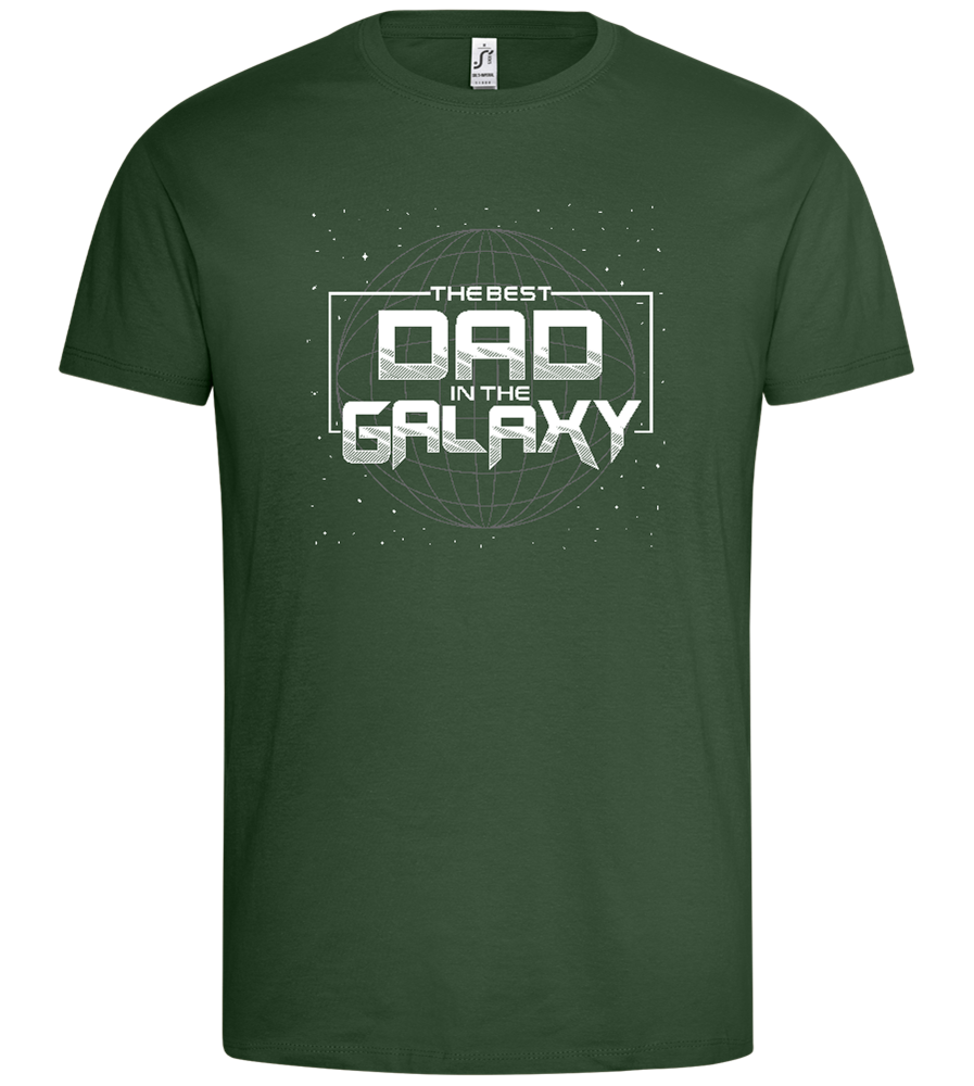 Best Dad in the Galaxy Design - Premium men's t-shirt_GREEN BOTTLE_front