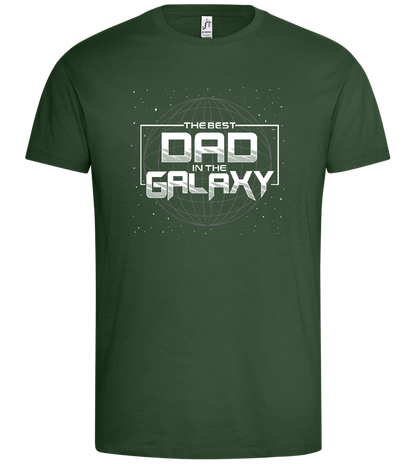 Best Dad in the Galaxy Design - Premium men's t-shirt_GREEN BOTTLE_front