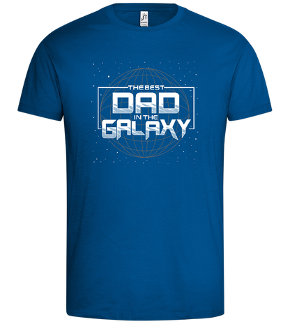 Best Dad in the Galaxy Design - Premium men's t-shirt_ROYAL_front