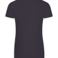 Kingsday Heart Design - Basic women's fitted t-shirt_MOUSE GREY_back