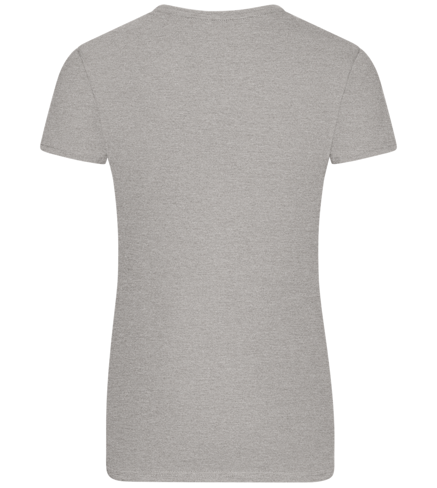 Kingsday Heart Design - Basic women's fitted t-shirt_ORION GREY_back