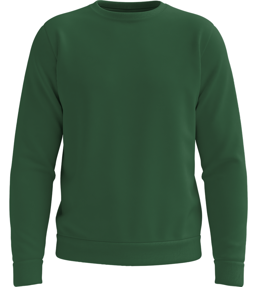 Premium unisex sweater_BOTTLE GREEN_front