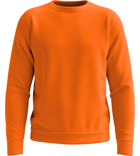 Premium unisex sweater_ORANGE_front