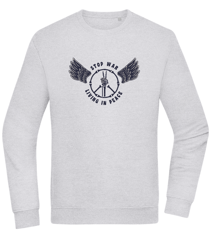 Living In Peace Design - Comfort Essential Unisex Sweater_ORION GREY II_front