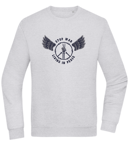 Living In Peace Design - Comfort Essential Unisex Sweater_ORION GREY II_front