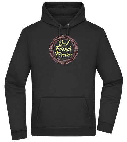 Best Friends Forever Design - Premium Essential Unisex Hoodie_BLACK_front