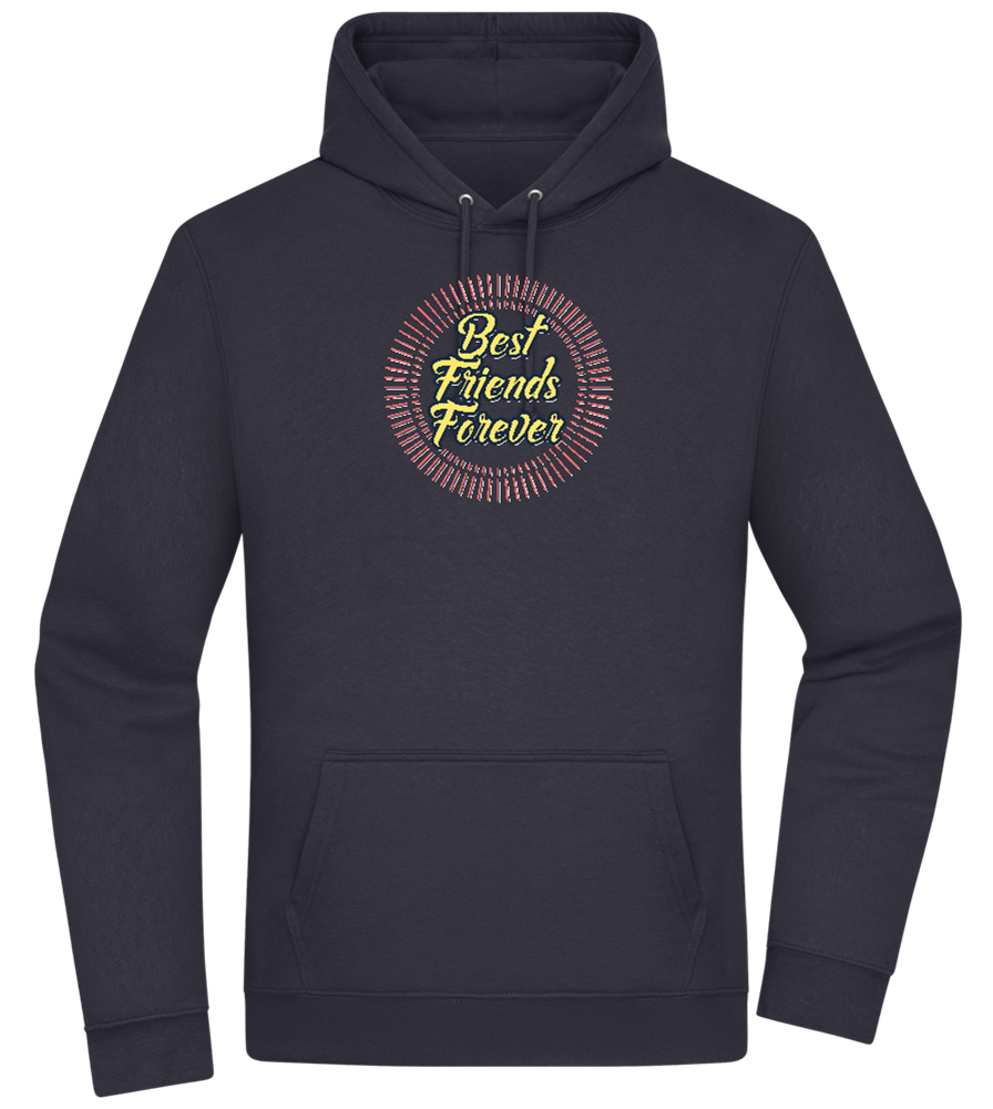 Best Friends Forever Design - Premium Essential Unisex Hoodie_FRENCH NAVY_front