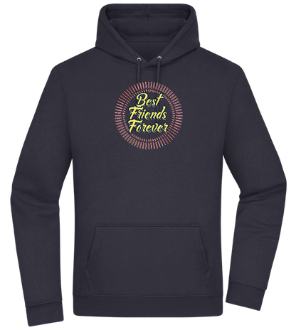 Best Friends Forever Design - Premium Essential Unisex Hoodie_FRENCH NAVY_front