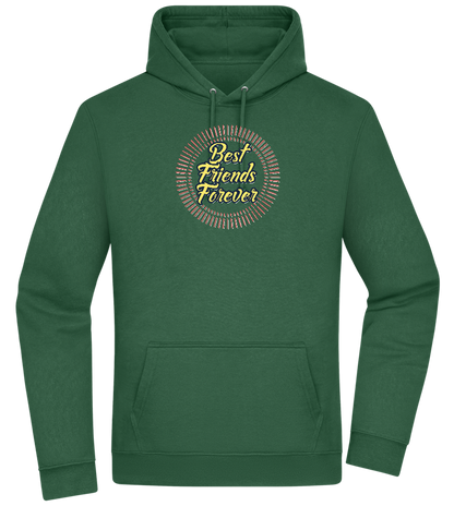 Best Friends Forever Design - Premium Essential Unisex Hoodie_GREEN BOTTLE_front