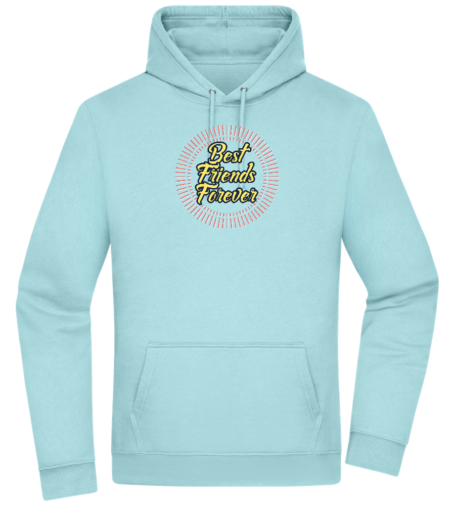 Best Friends Forever Design - Premium Essential Unisex Hoodie_POOL BLUE_front