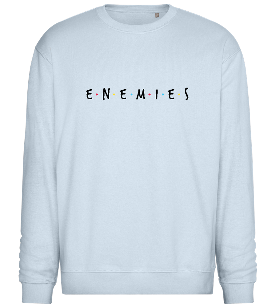 Enemies Design - Comfort Essential Unisex Sweater_CREAMY BLUE_front