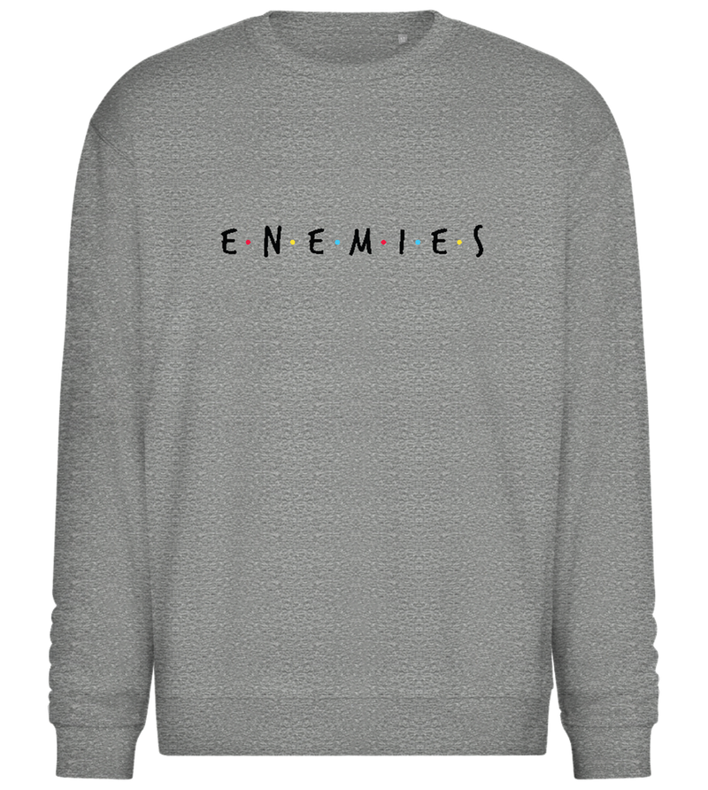 Enemies Design - Comfort Essential Unisex Sweater_ORION GREY II_front