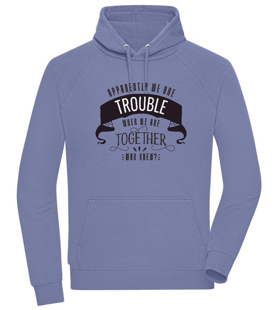 The Trouble Design - Comfort unisex hoodie_BLUE_front