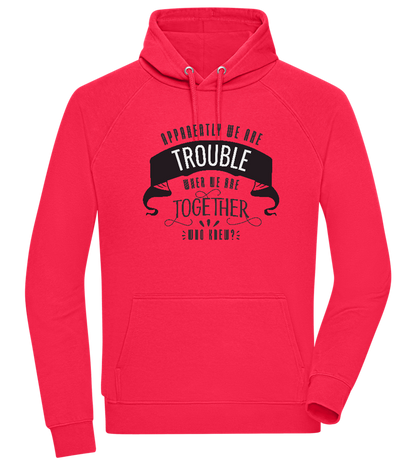 The Trouble Design - Comfort unisex hoodie_RED_front