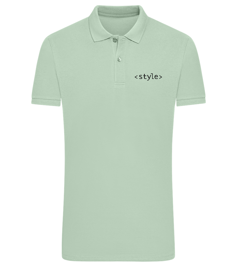 Style Design - Comfort men's polo shirt_ICE GREEN_front