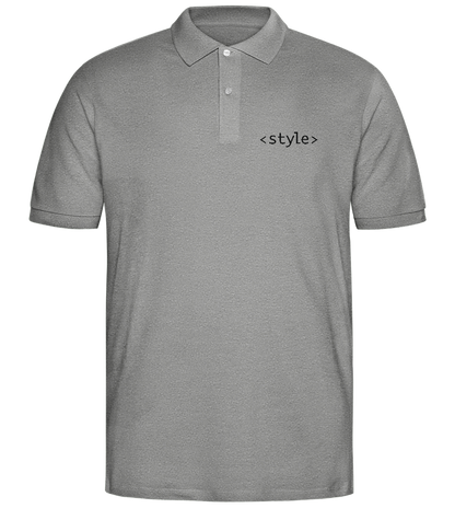 Style Design - Comfort men's polo shirt_ORION GREY II_front