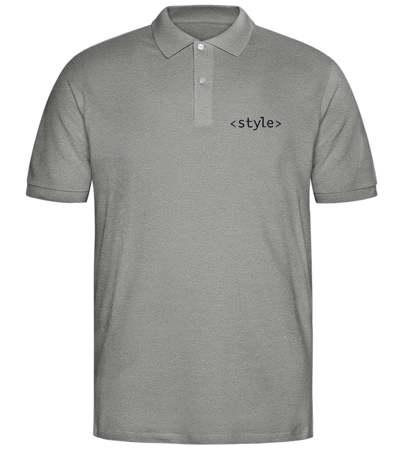 Style Design - Comfort men's polo shirt_ORION GREY II_front