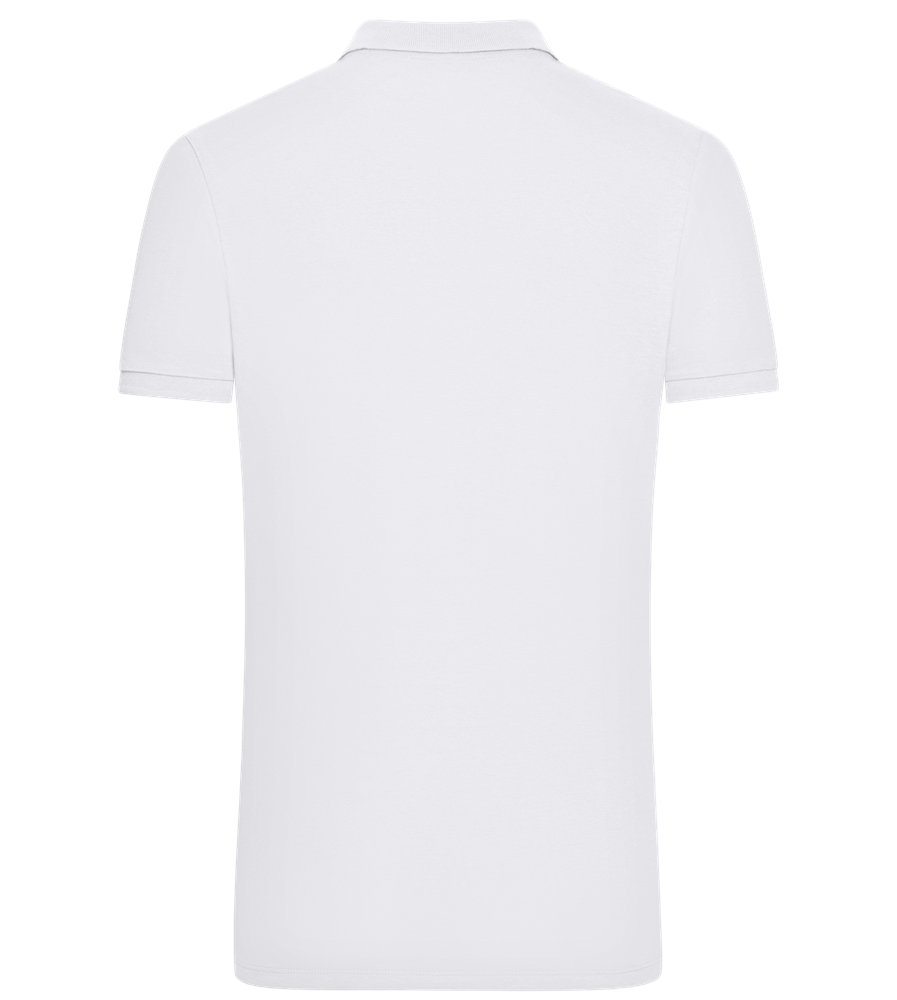 Style Design - Comfort men's polo shirt_WHITE_back