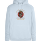 Victory Dragon Design - Premium unisex hoodie_CREAMY BLUE_front