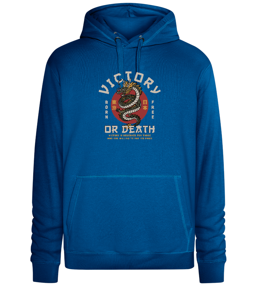 Victory Dragon Design - Premium unisex hoodie_ROYAL_front