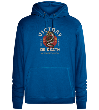 Victory Dragon Design - Premium unisex hoodie_ROYAL_front