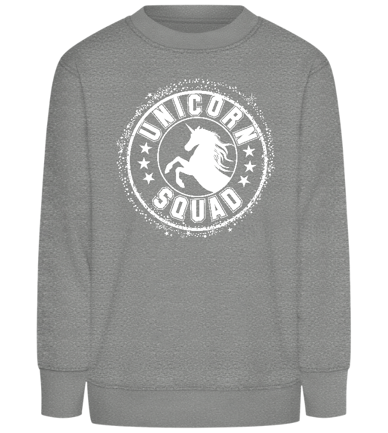 Unicorn Squad Icon Design - Comfort Kids Sweater_ORION GREY II_front