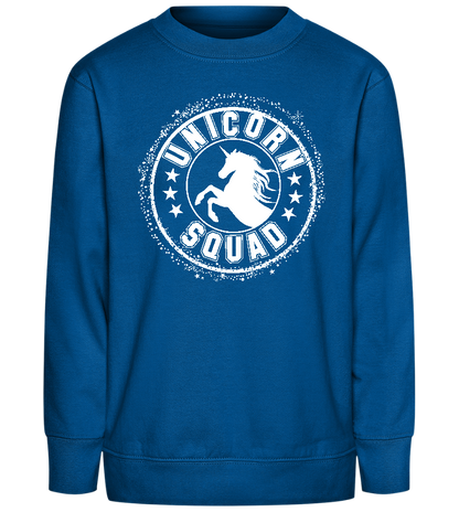 Unicorn Squad Icon Design - Comfort Kids Sweater_ROYAL_front