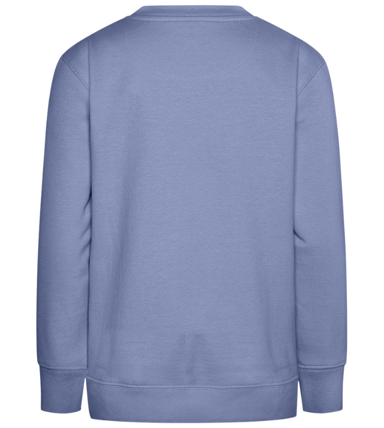 Unicorn Squad Icon Design - Comfort Kids Sweater_BLUE_back