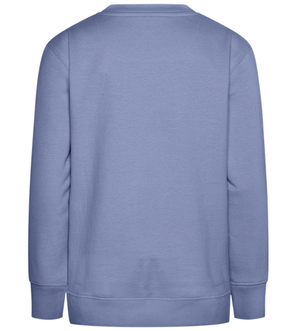 Unicorn Squad Icon Design - Comfort Kids Sweater_BLUE_back