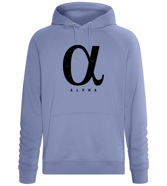 Alpha Design - Comfort unisex hoodie_BLUE_front