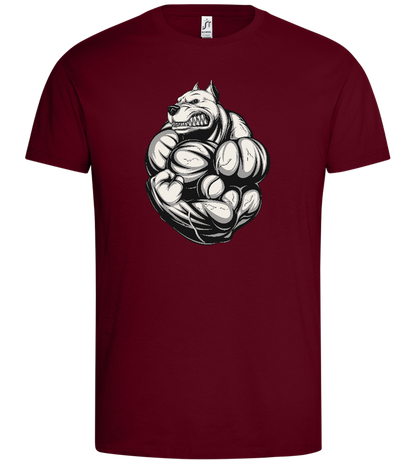 Strong Dog Design - Premium men's t-shirt_CHILE_front