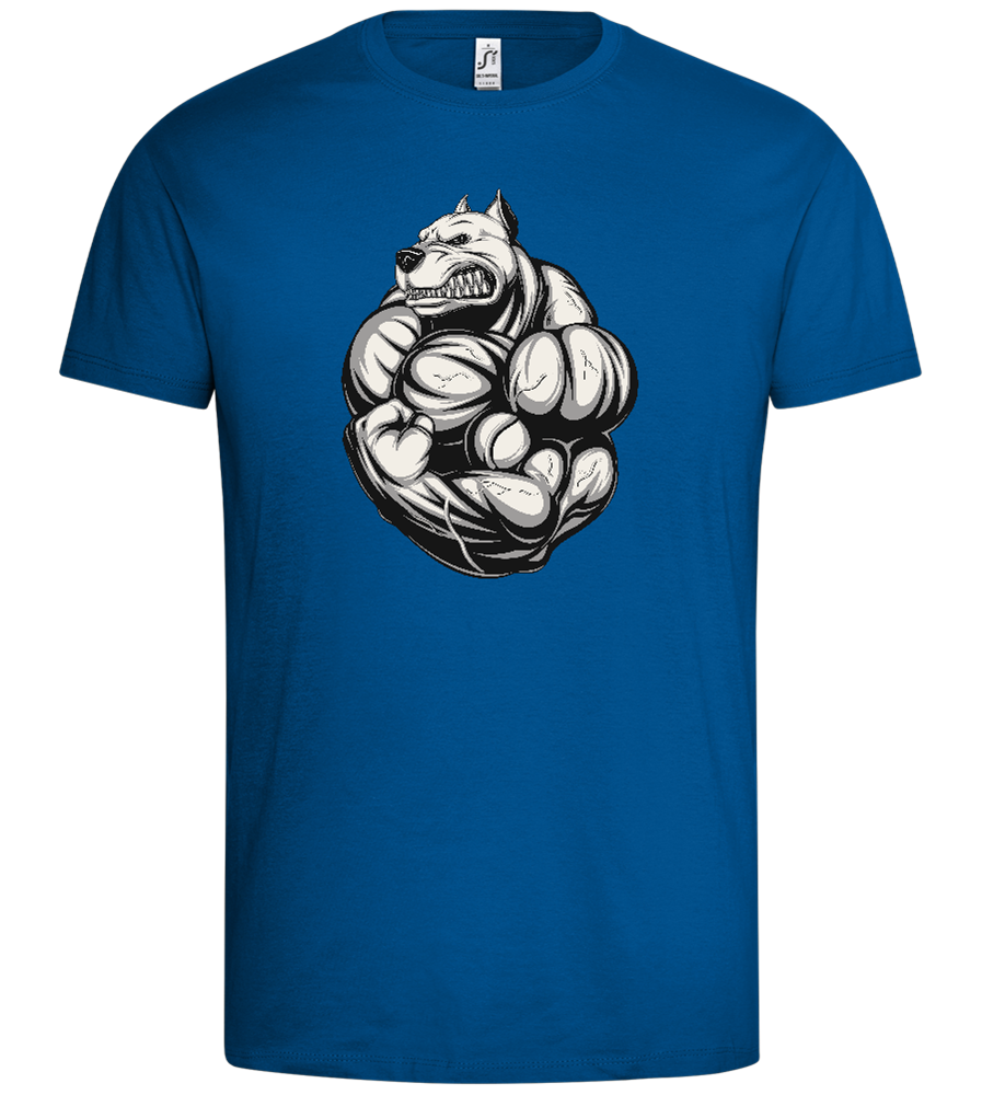 Strong Dog Design - Premium men's t-shirt_ROYAL_front