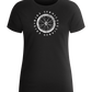 Bicycle Service Design - Basic women's fitted t-shirt_DEEP BLACK_front