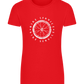 Bicycle Service Design - Basic women's fitted t-shirt_RED_front