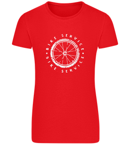 Bicycle Service Design - Basic women's fitted t-shirt