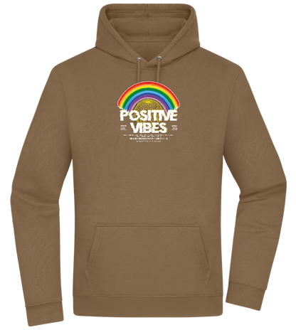 Positive Vibes Design - Premium Essential Unisex Hoodie_ARMY_front