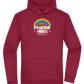 Positive Vibes Design - Premium Essential Unisex Hoodie_BORDEAUX_front