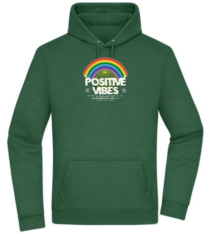 Positive Vibes Design - Premium Essential Unisex Hoodie_GREEN BOTTLE_front