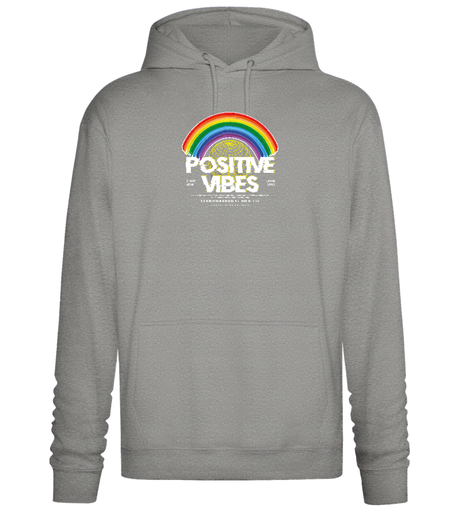 Positive Vibes Design - Premium Essential Unisex Hoodie_ORION GREY II_front