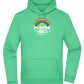 Positive Vibes Design - Premium Essential Unisex Hoodie_SPRING GREEN_front