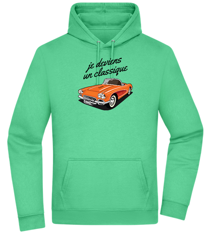 Becoming A Classic Design - Premium Essential Unisex Hoodie_SPRING GREEN_front